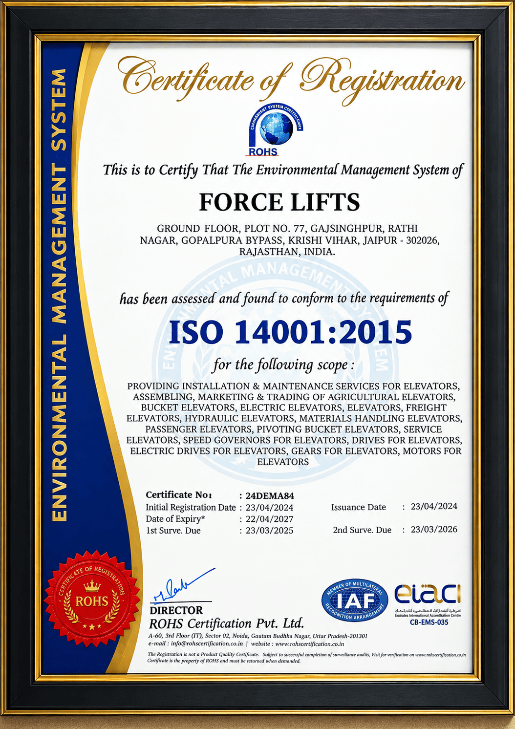 ISO 14001 Certification
